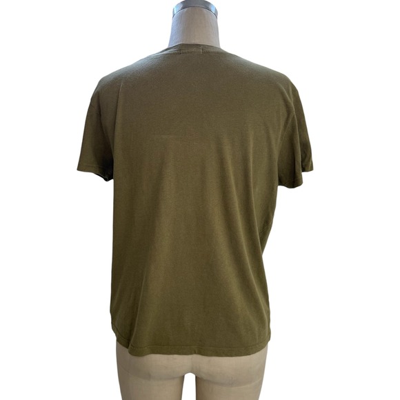 Mother Weirdo Graphic T Shirt Olive Green Short Sleeve Boxy Goodie Size M Cotton - Picture 5 of 9